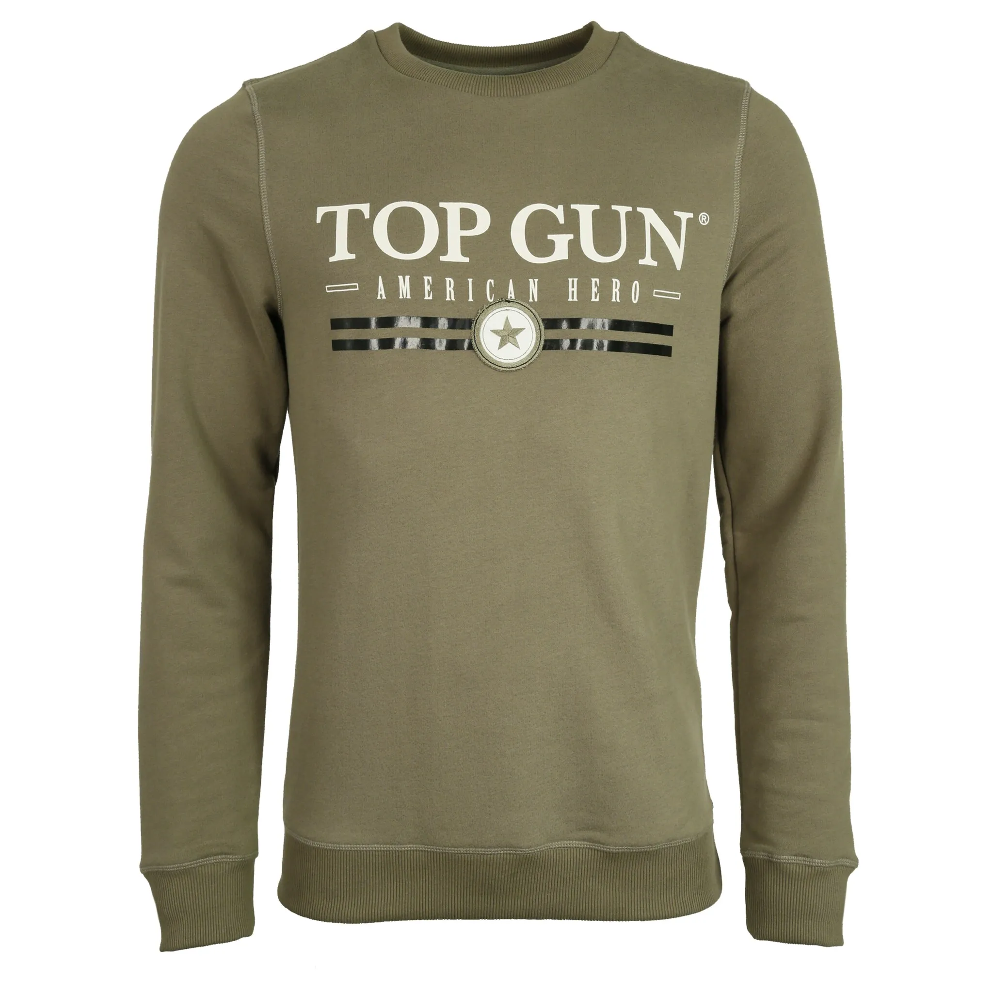 

TOP GUN Свитер "TG202011129", оливковый