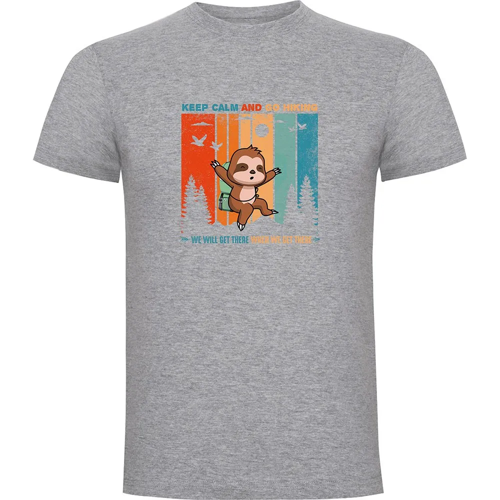 

Футболка Kruskis Keep Calm Sloth, серый
