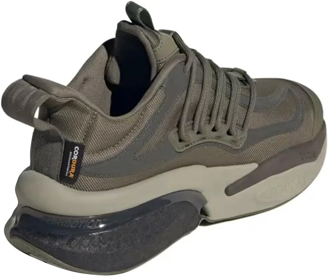 Кроссовки Adidas Unisex Alphaboost V1 Low (не для футбола), Olive Strata Shadow Olive Silver Pebble — фото 4