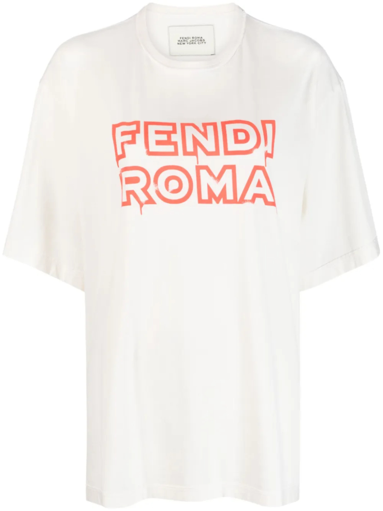 

Футболка с логотипом FENDI, белый
