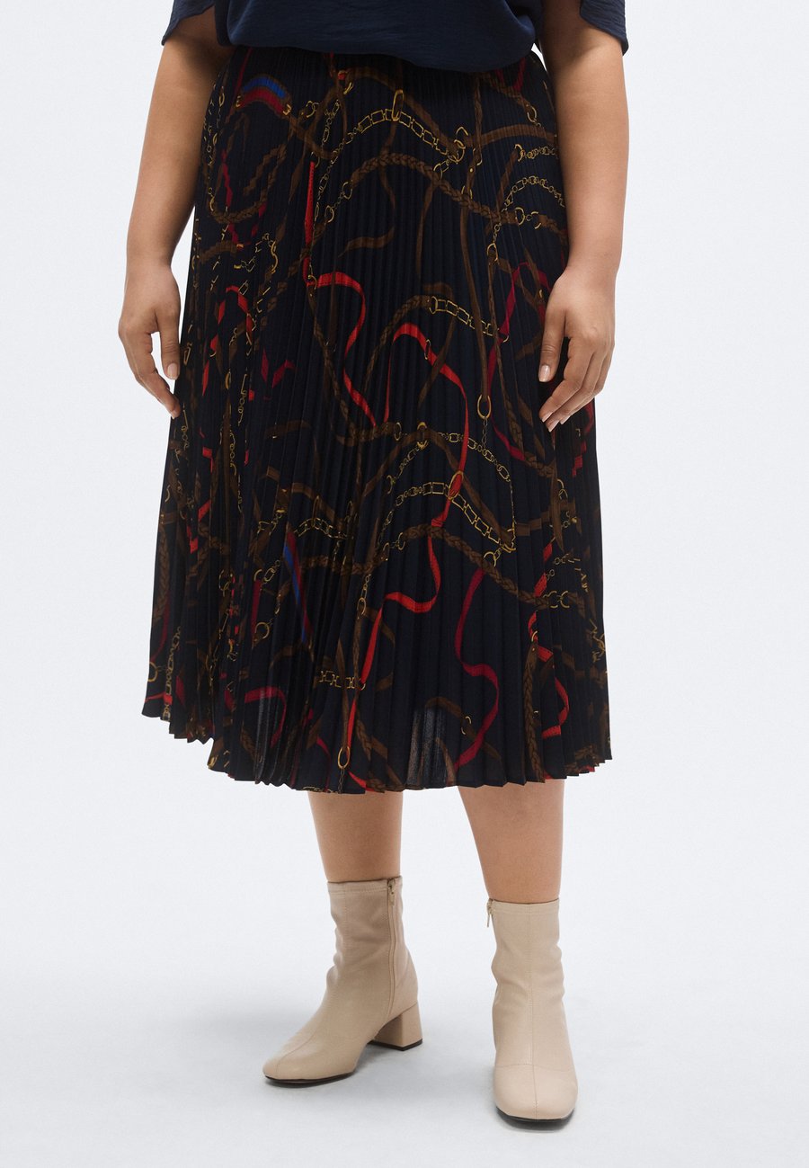 

Юбка Lauren Ralph Lauren Woman SUZU KNEE A LINE, Navy/Multi/Dark Blue