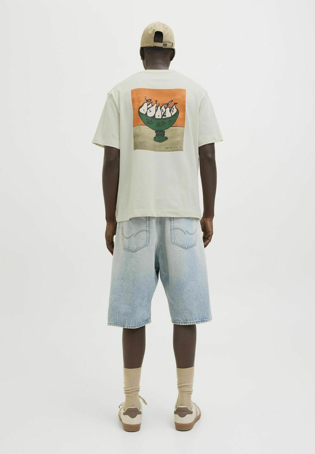 

Футболка с принтом JORMARRAKESH BACK TEE CREW NECK Jack & Jones, молочный