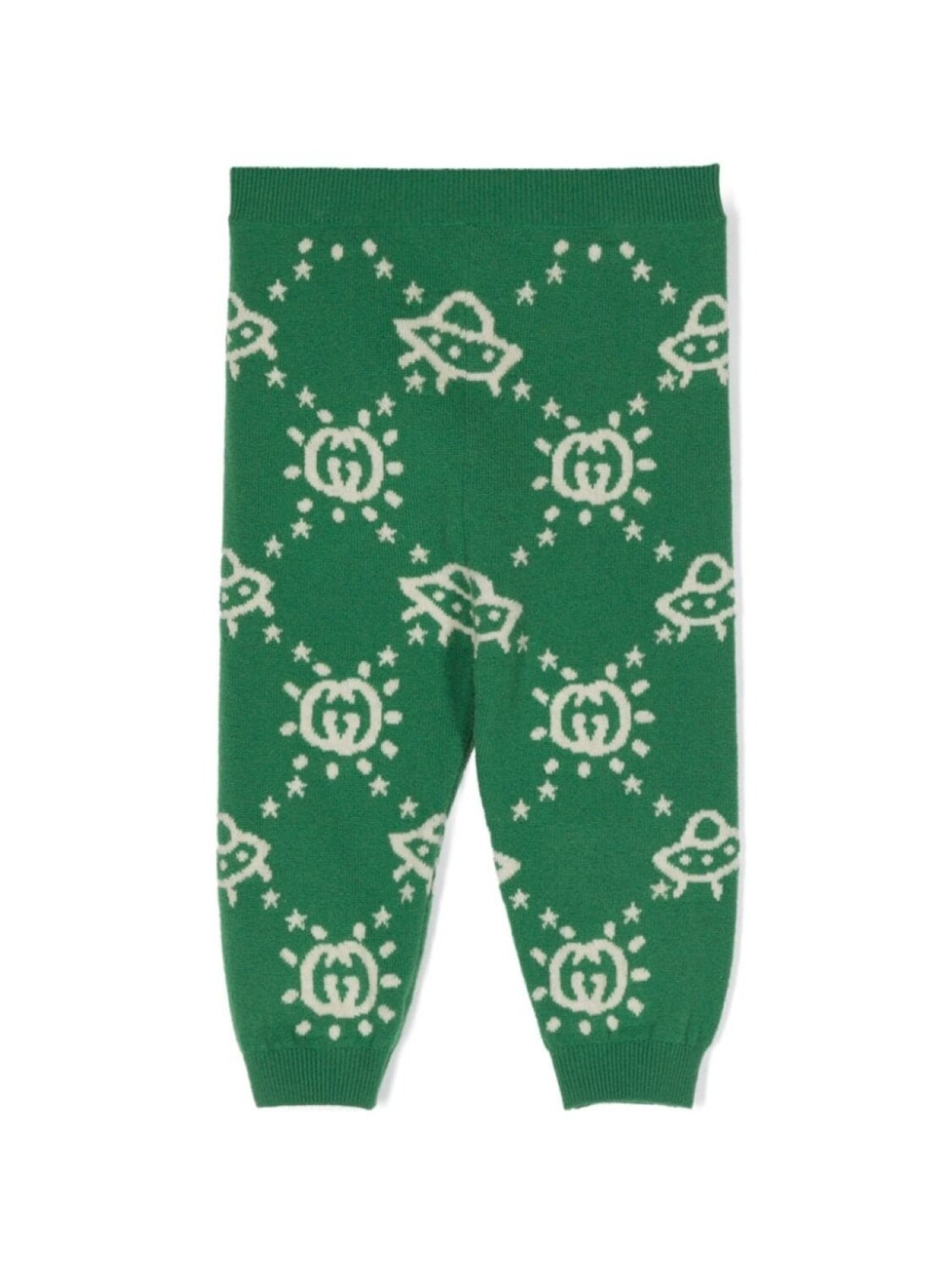 

Gucci Kids носки с логотипом Interlocking G, зеленый