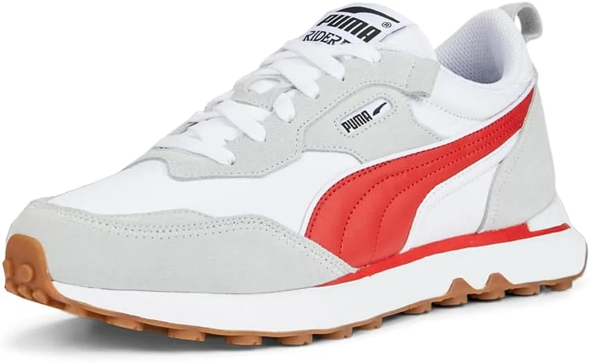 Кроссовки PUMA Rider FV Future Vintage, белый/красный/серый — фото 2