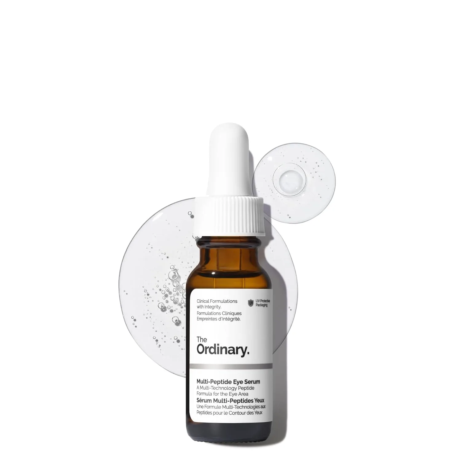 Сыворотка для глаз The Ordinary Multi-Peptide Eye Serum, антивозрастная формула против морщин вокруг глаз, темных кругов и отечности. 14,8 мл (1 шт.)