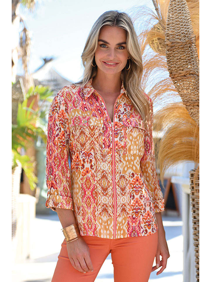 

Блузка Nambour оранжево-розового цвета Bleu d'Azur