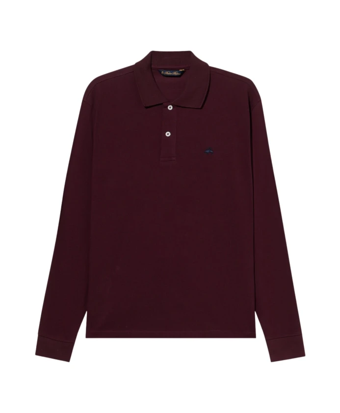 

Хлопковая рубашка-поло Piquã Brooks Brothers, красный