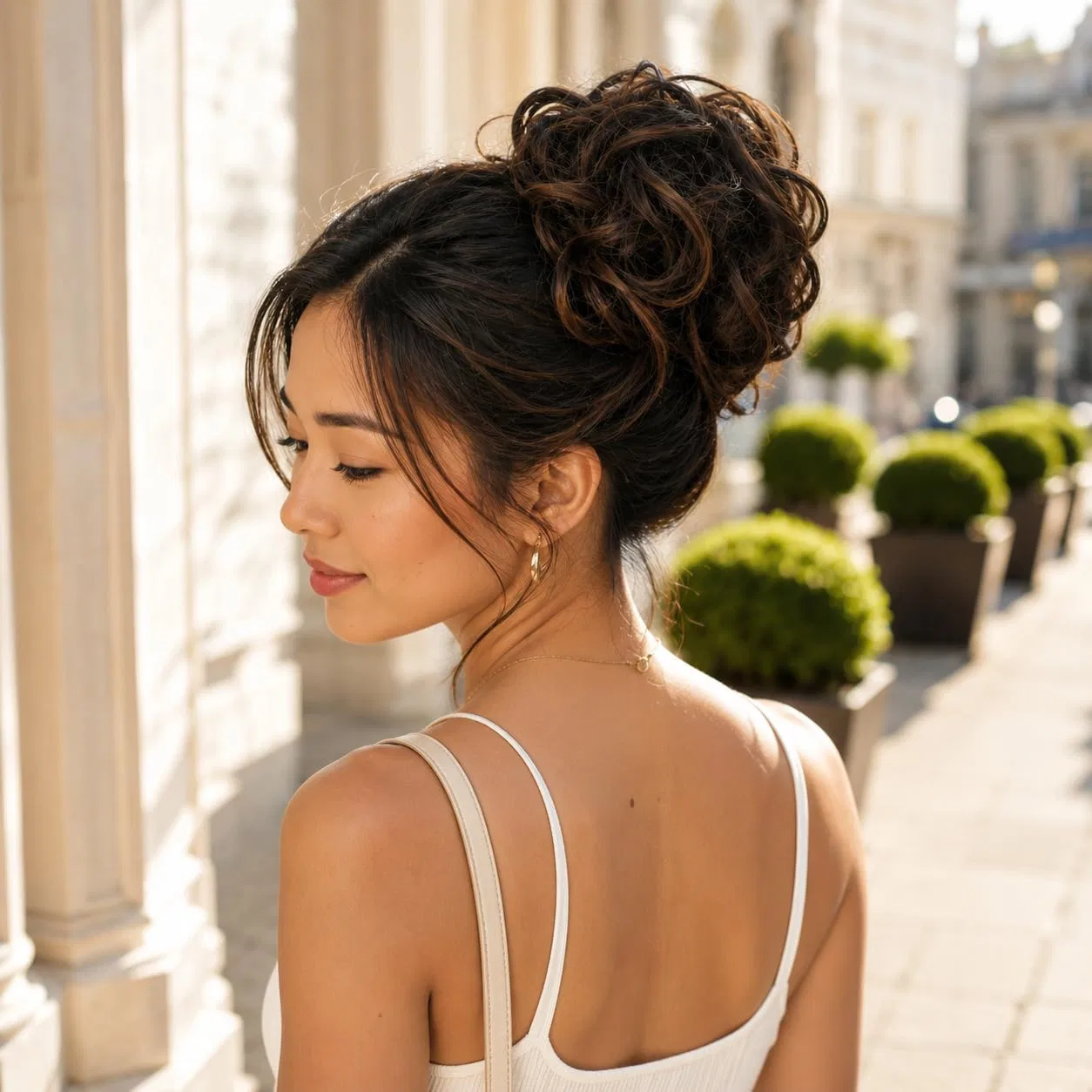 Шиньон из 100% натуральных волос «Scrunchy Bun» от PRETTYSHOP Caisha, Dark Brown Mix #1Bh4 H312I — фото 2