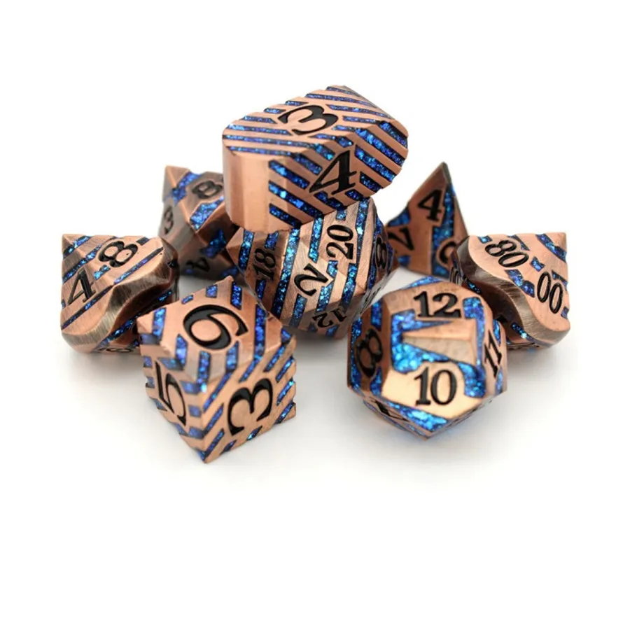 

Поли комплект погружной (8), Wood and Metal Dice (Dice Envy)