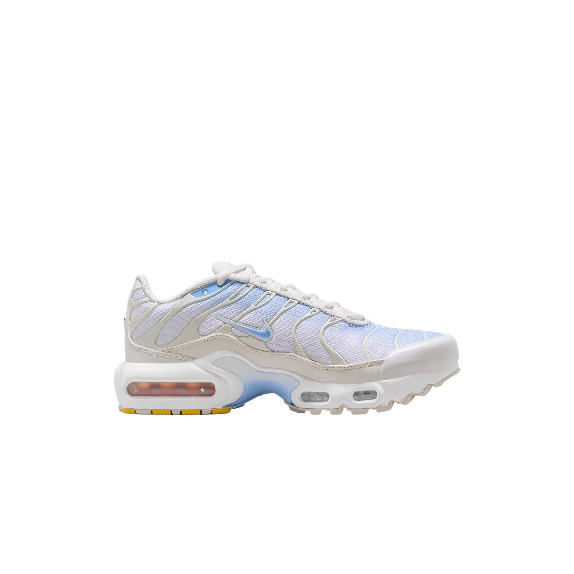 Nike Кроссовки для бега Air Max Plus детские Soul Blue/White/Phantom Gray White Kids' — фото 3