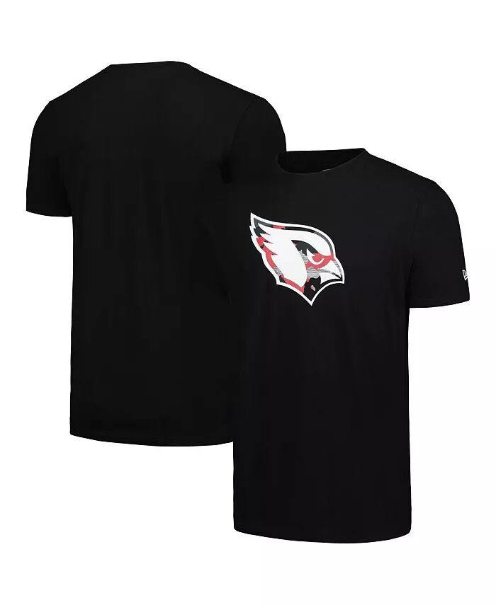 

Мужская черная футболка с камуфляжным логотипом Arizona Cardinals New Era