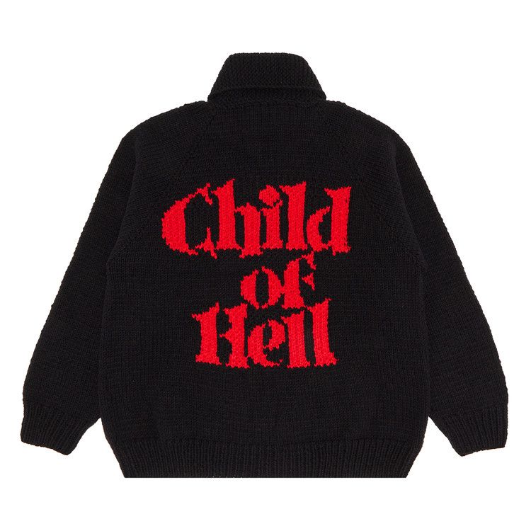 Свитер Supreme Child Of Hell Cowichan Sweater 'Black' — фото 2