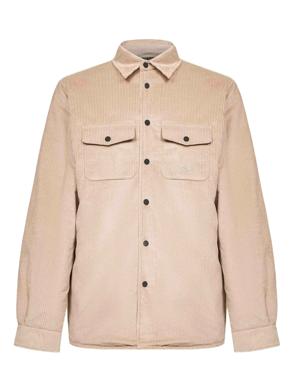 

Пальто с нагрудным карманом на кнопках Mc2 Saint Barth, нейтральный