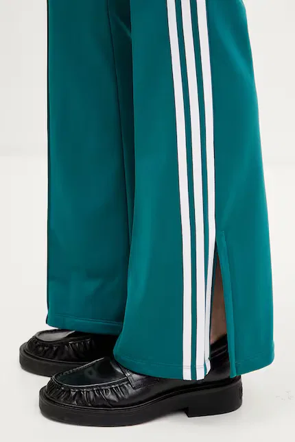 Джинсы клеш спортивные Adidas Originals, бирюзовый — фото 4