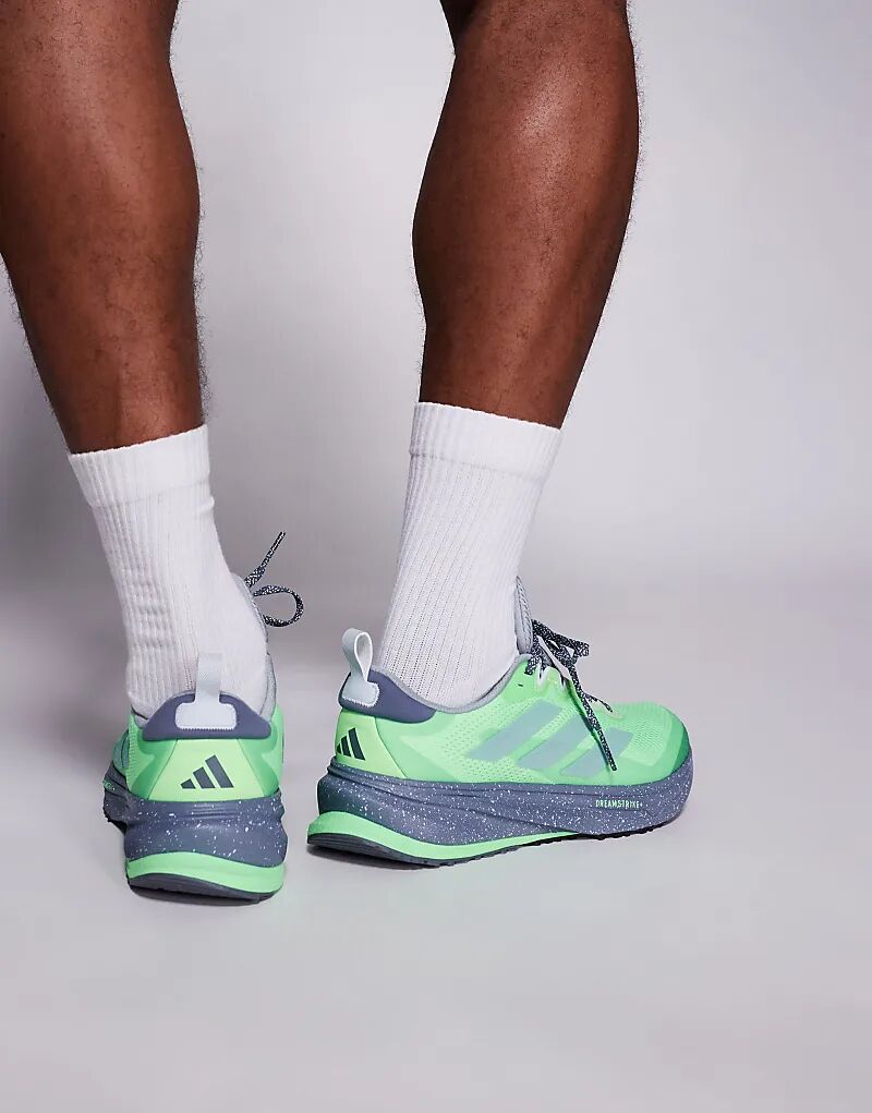 Кроссовки adidas Running Supernova Rise ATR лаймового и серебристого цветов Adidas Performance — фото 3