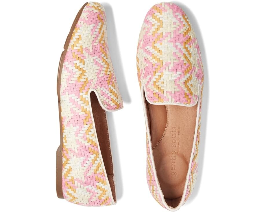 

Лоферы Gentle Souls by Kenneth Cole Eugene Woven, цвет Rose Multi