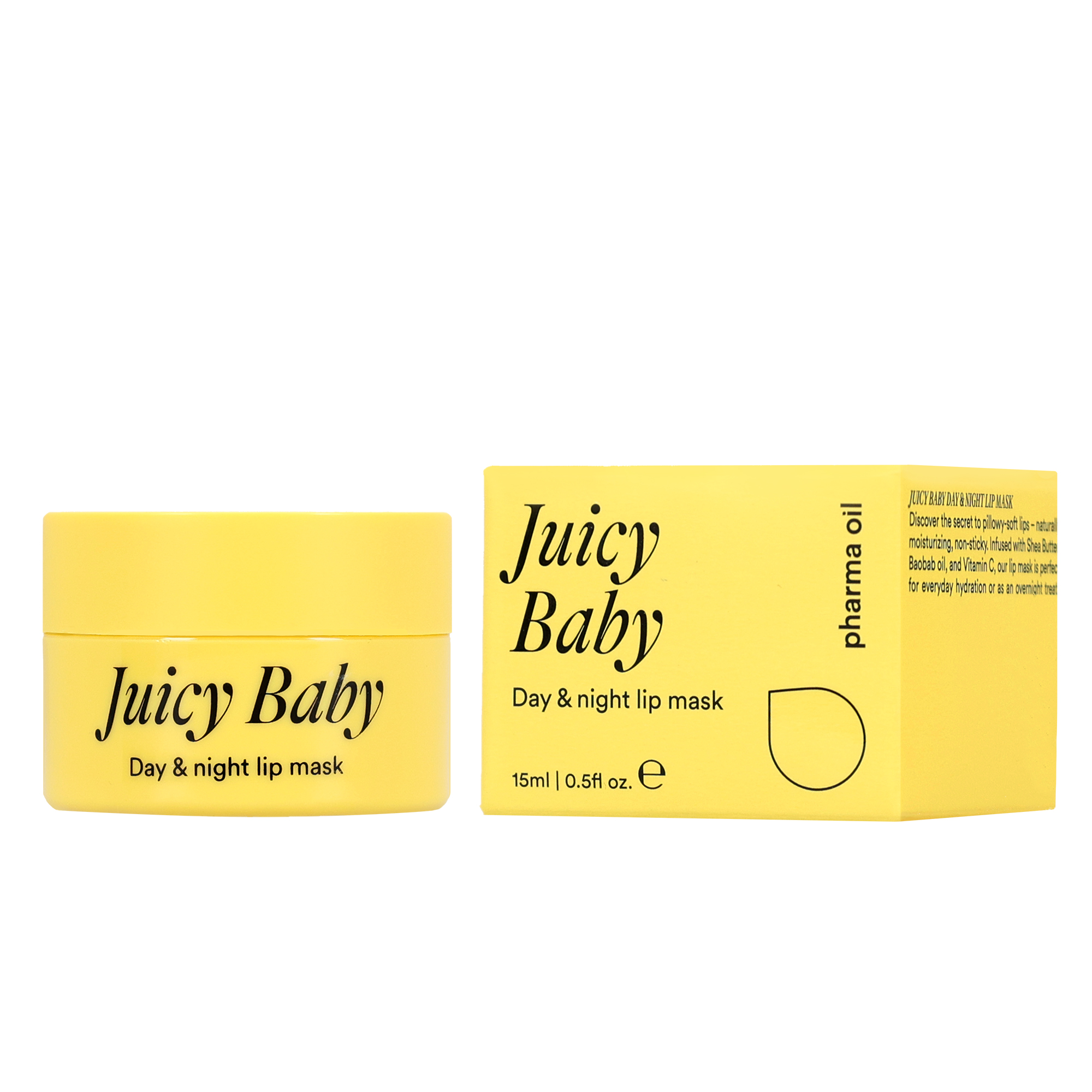 

Маска для губ juicy baby day & night lip mask Pharma Oil, вес 15 гр.