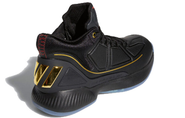 Кроссовки d rose 10 Adidas, черный — фото 3