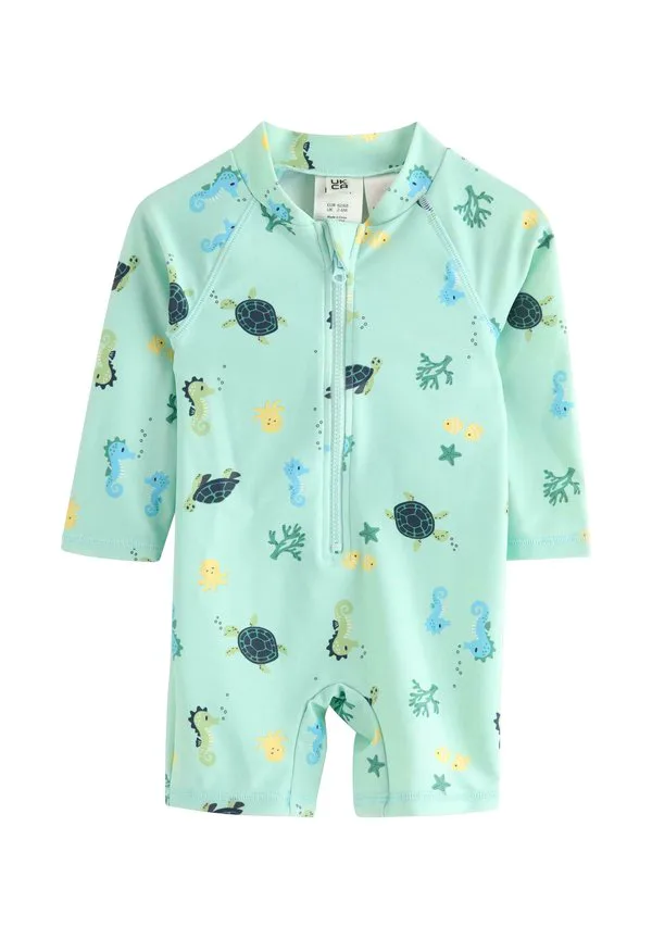 Купальник с защитой от солнца Lindex, Light Dusty Turquoise