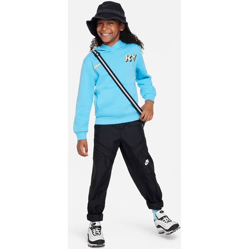 Hoodie km k nsw club flc hdy Nike, синий — фото 3