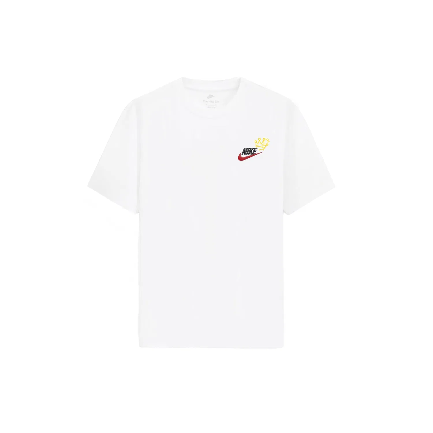 Футболка хлопковая с логотипом Nike Sportswear белая