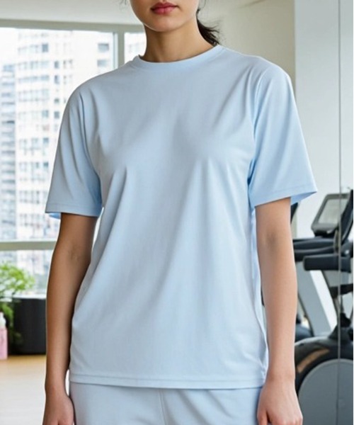 

Футболка с коротким рукавом, Dry Smooth, плотность 122 г United Athle, светло-голубой