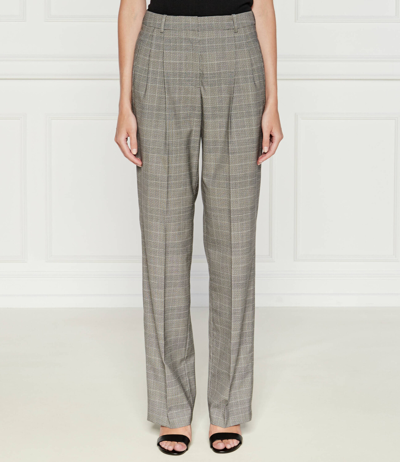 

Брюки BOSS BLACK Taleco Regular Fit, серый
