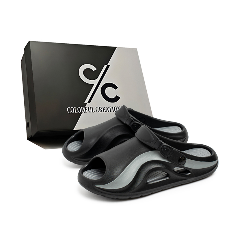 

Пляжные сандалии мужские Colorful Creations, Black Gray