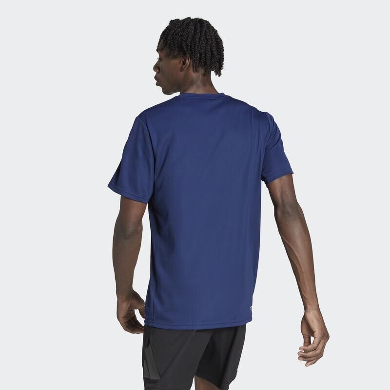 Рубашка Adidas, цвет dunkelblau/weiss — фото 3
