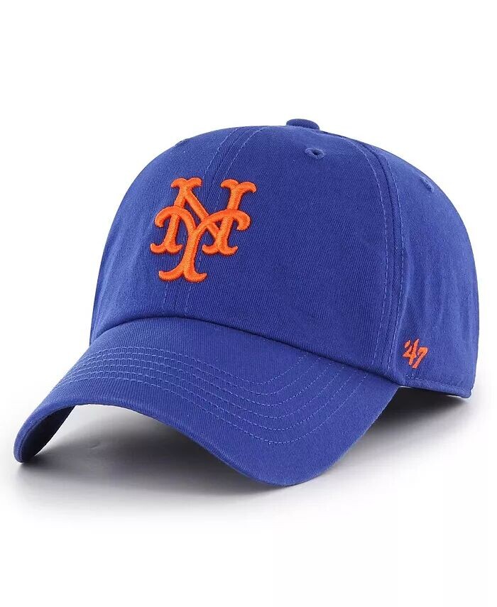 

Мужская приталенная шляпа Royal New York Mets Cooperstown Collection Franchise '47 Brand