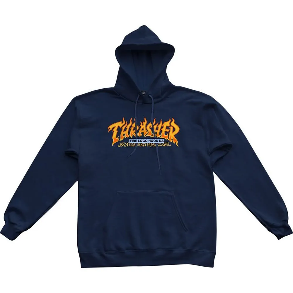 

Худи Thrasher Fire Logo, синий