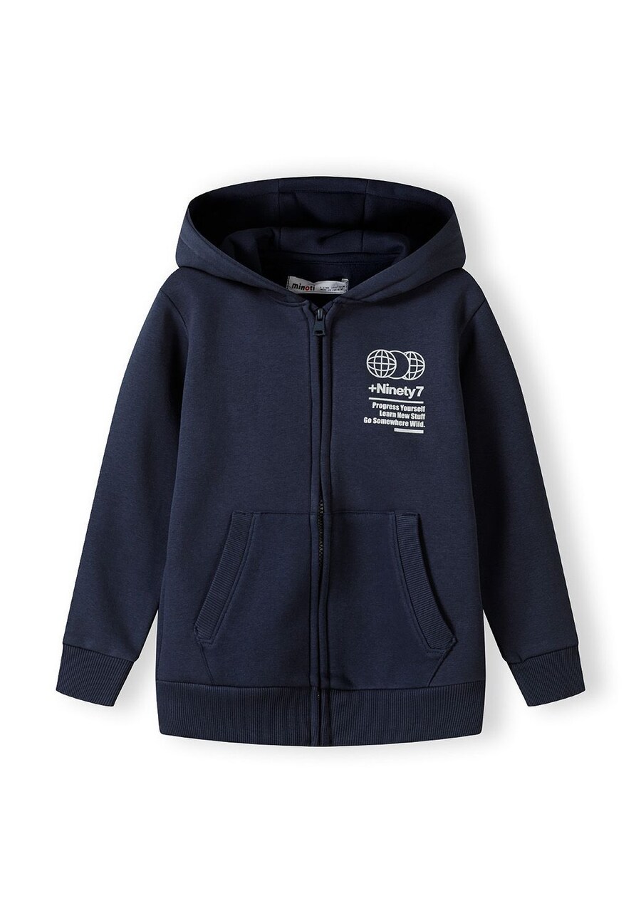 

Худи MINOTI Zip-Up Hoodie, темно-синий