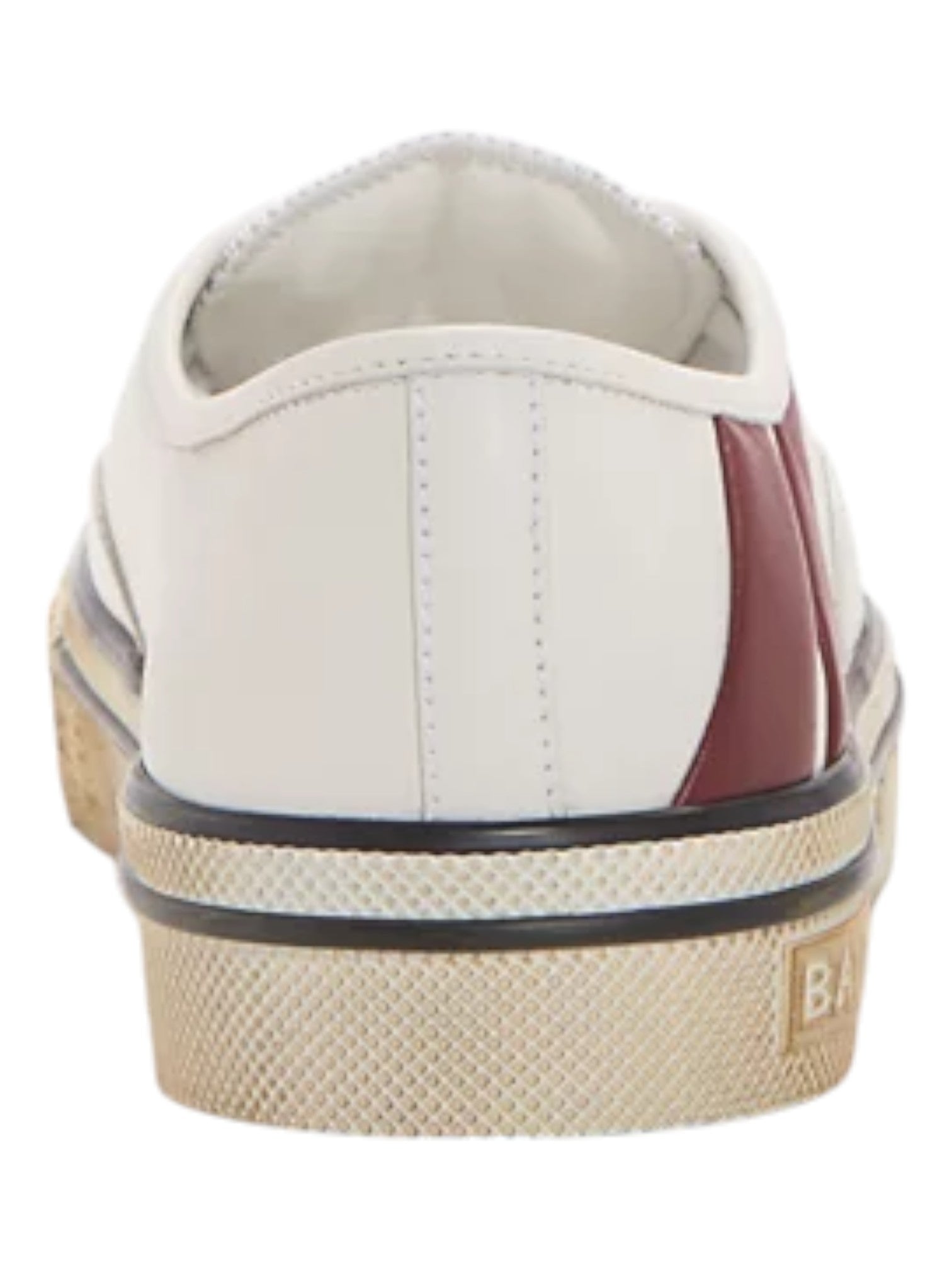Bally Lyder 6305875 Мужские белые/красные кожаные кроссовки — фото 4