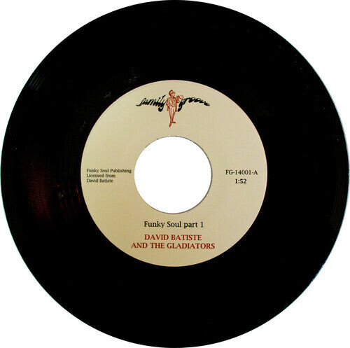 

Сингл 7" David Batiste & the Gladiators: Funky Soul