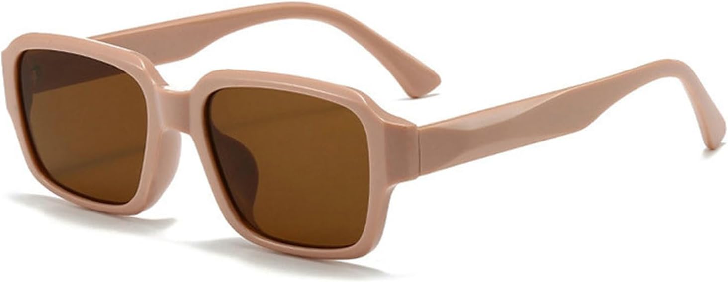 

Солнцезащитные очки Helena в винтажном прямоугольном стиле для женщин и мужчин, модные ретро-очки в маленькой квадратной оправе, оранжевые, защита от УФ-излучения UV 400, C4