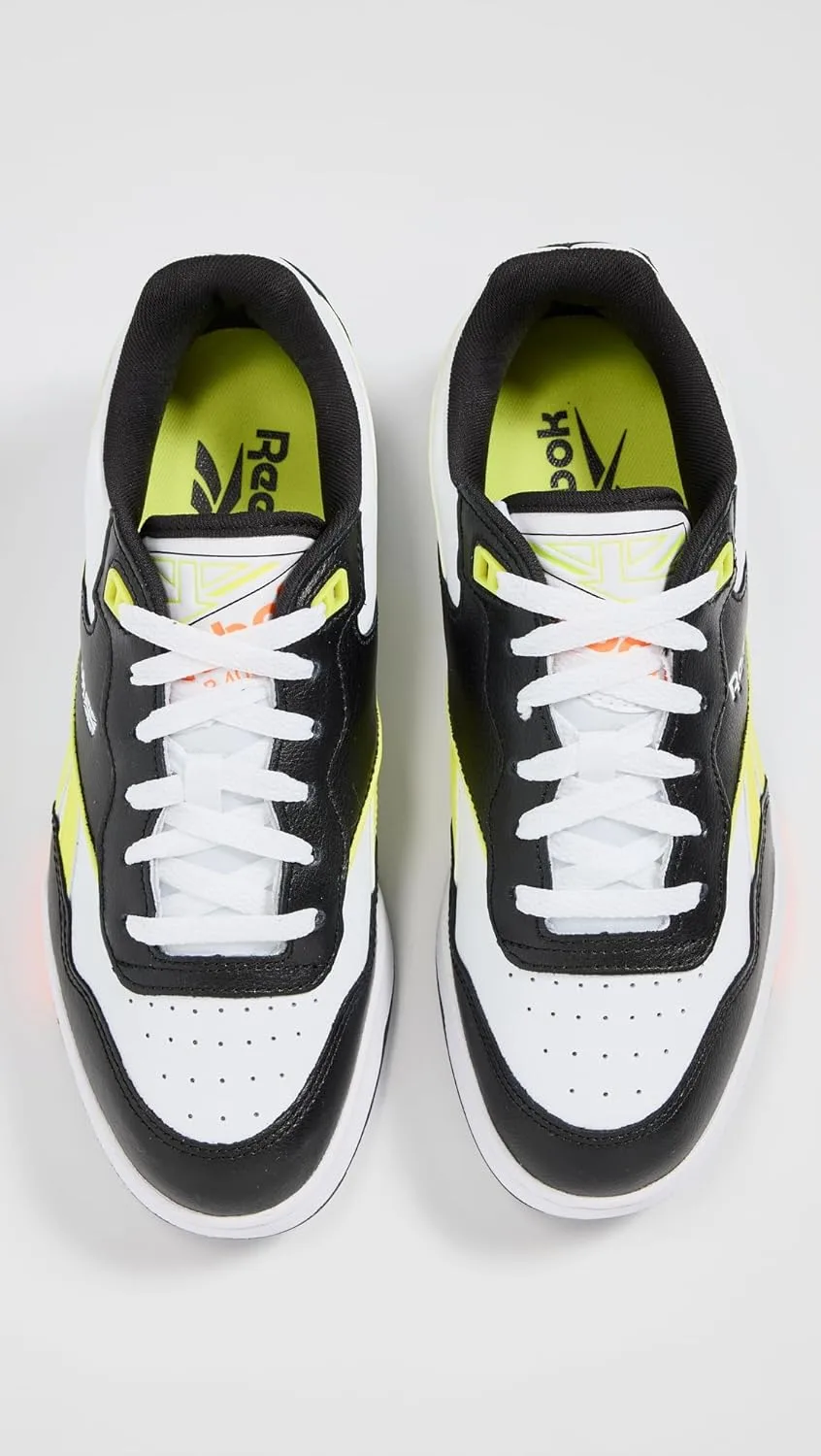 Мужские кроссовки Reebok Club C 85 Amazon Renewed, белый/черный/желтый — фото 4