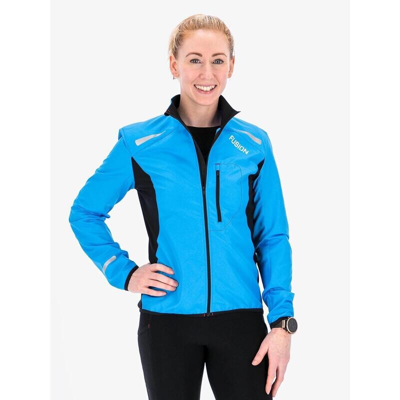 

Fusion Womens S1 Jacket женская беговая куртка ветрозащитная водоотталкивающая, цвет blau