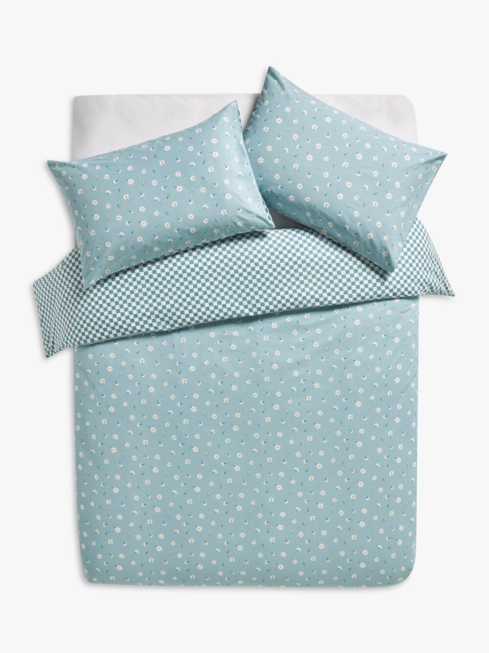 

Комплект пододеяльников John Lewis Chamomile, темно-синий