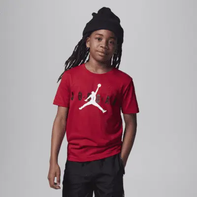 

Футболка Jordan Big Kids' T-Shirt, цвет Gym Red