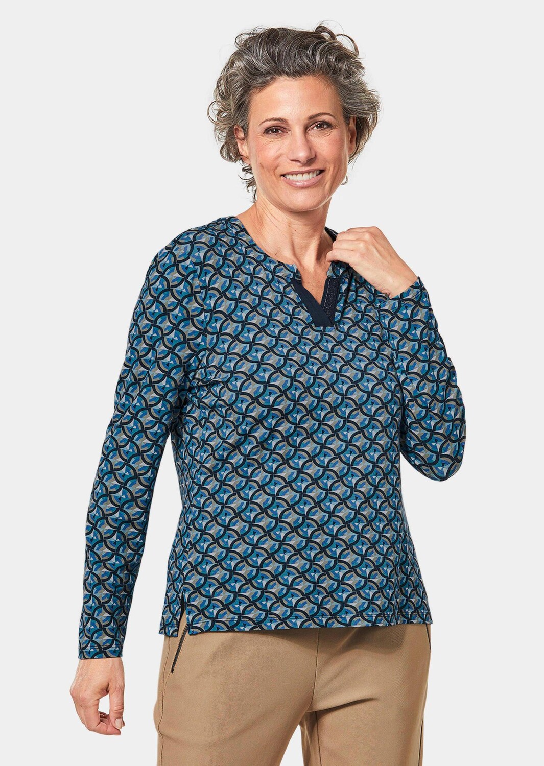 

Рубашка GOLDNER Bluse, синий
