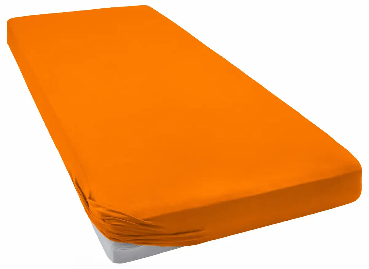 

Простыня Bellana Zwirn-Elasthan Deluxe для матрасов высотой до 35 см 140-160х200-220 см, цвет papaya