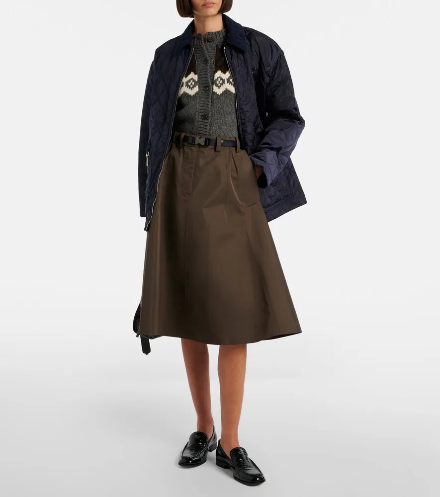 Стеганая куртка Re-Nylon Prada, синий — фото 2