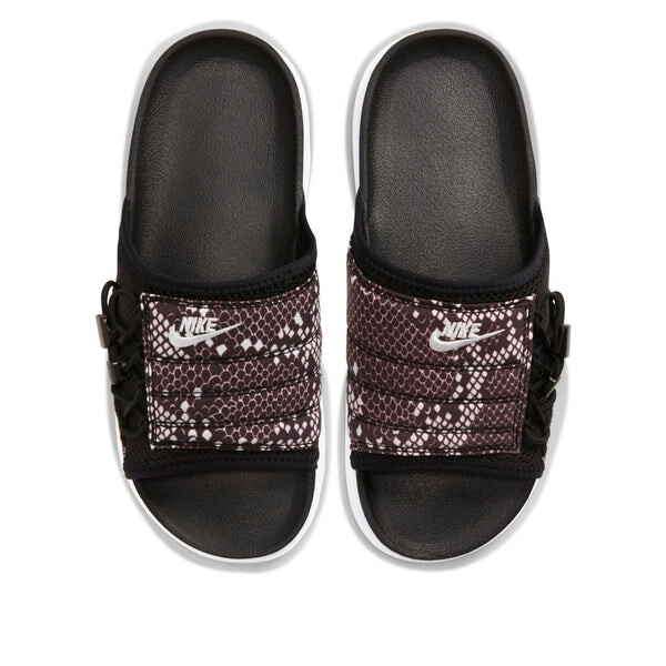Тапочки asuna slide print 'snakeskin' Nike, черный — фото 3