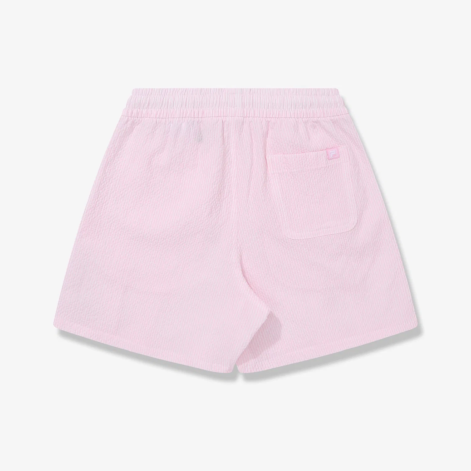 Детские красные шорты плиссе из сирсакера от Fila Kids — фото 2