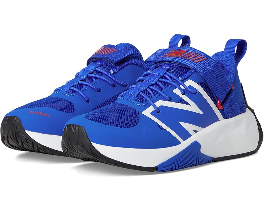 

Кроссовки New Balance Kids Fuelcell Play Bungee With Top Strap, цвет Blue Gemstone/Team Red/White