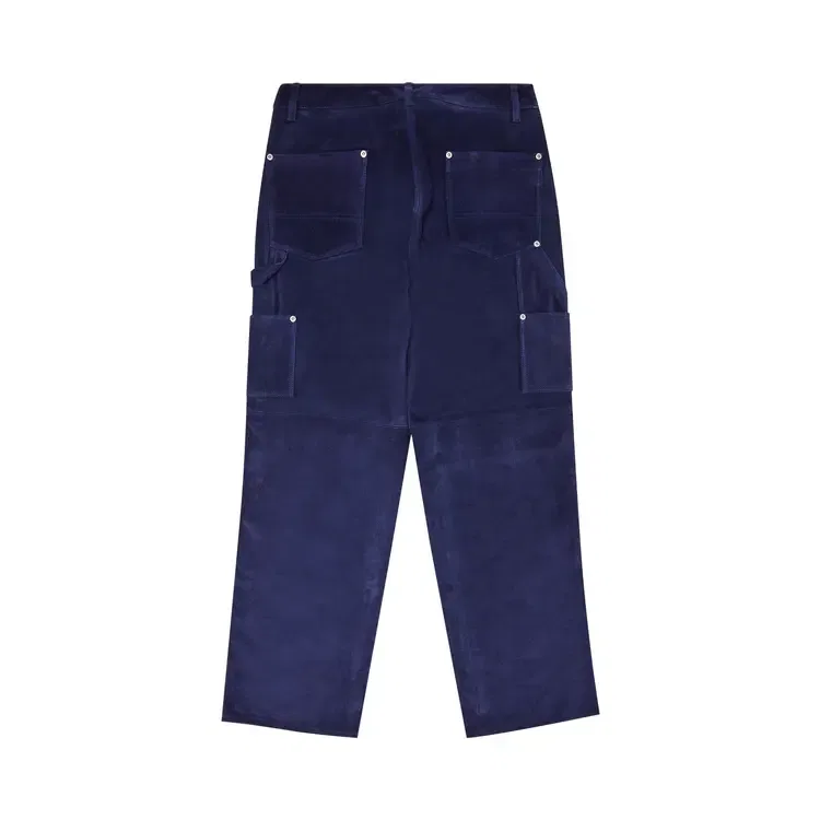 Брюки-карандаш Supreme Suede Double Knee Painter Pant, синий — фото 2