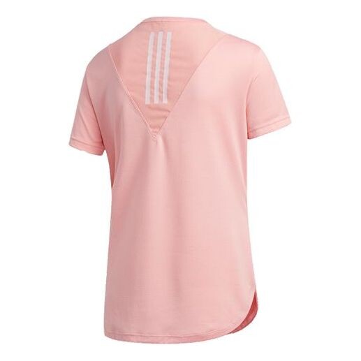

Футболка (WMNS) Adidas Training 3-Stripes Tee HEAT.RDY Pink, розовый