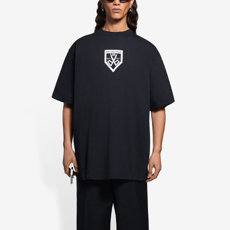 Футболка Balenciaga Scissors Flatground, черный — фото 3