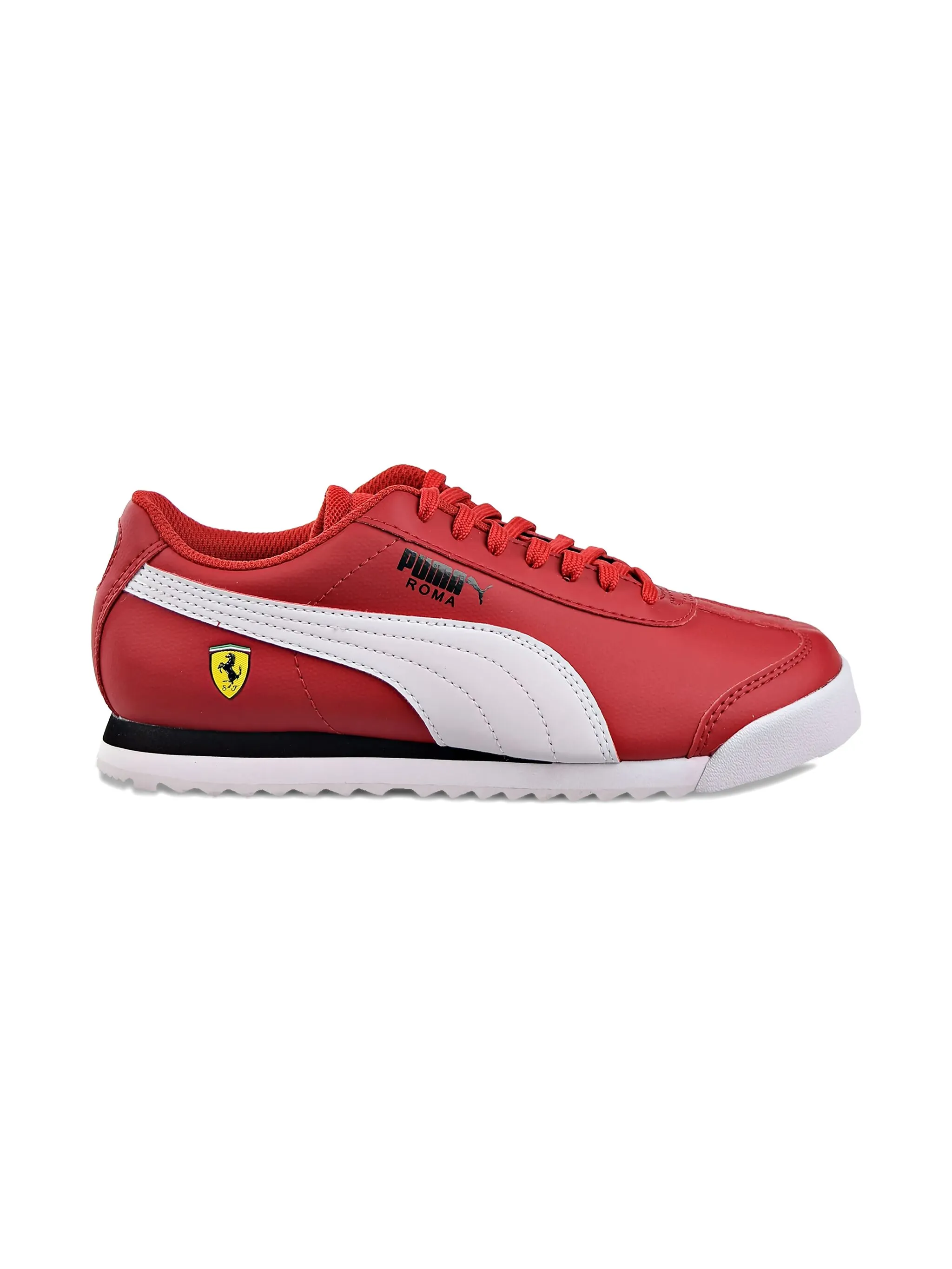 Кроссовки Scuderia Ferrari Roma Rosso Corsa/White/Black Puma Kids, красный — фото 2