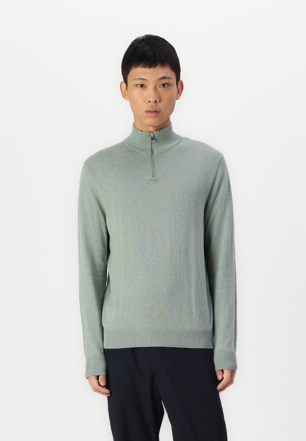 

Джемпер JJEEMIL HALF ZIP Jack & Jones, светло-зеленый